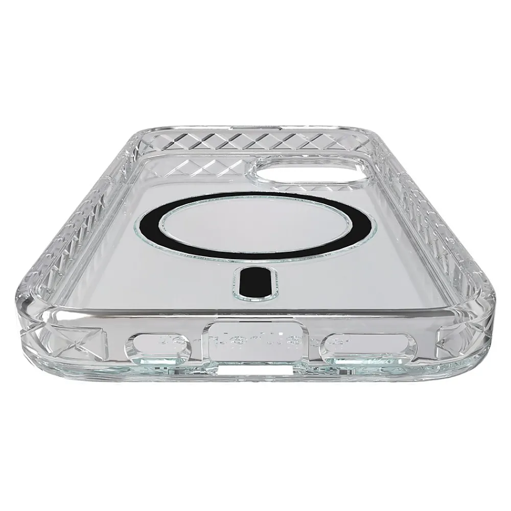 cellhelmet Magnitude Series MagSafe Phone Case for iPhone 15 (6.1"), Crystal Clear (C-MAG-i15-6.1-CC)