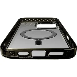 cellhelmet Magnitude Series MagSafe Phone Case for iPhone 16 Pro Max, Shock Absorbing, Onyx Black (CM-107-BLK)
