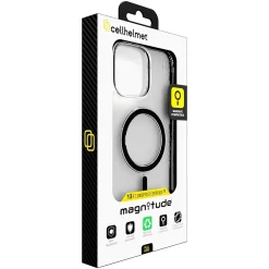 cellhelmet Magnitude Series MagSafe Phone Case for iPhone 16 Pro Max, Shock Absorbing, Onyx Black (CM-107-BLK)