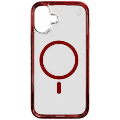 cellhelmet Magnitude Series MagSafe Phone Case for iPhone 16 Plus, Shock Absorbing, Lava Red (CM-105-LR)