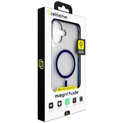 cellhelmet Magnitude Series MagSafe Phone Case for iPhone 16 Plus, Shock Absorbing, Bermuda Blue (CM-105-BLU)