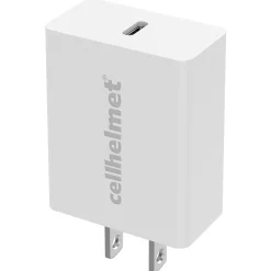 20-Watt Single-USB Power Delivery Wall Charger with USB-C to Lightning Round Cable, 3 Feet (WALL-PD-20W+R-LIGHT)<cellhelmet Clearance