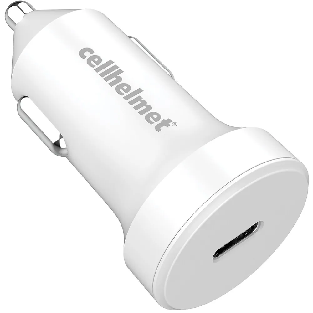 20-Watt Single-USB Power Delivery Car Charger (CAR-PD-20W-W)<cellhelmet Hot
