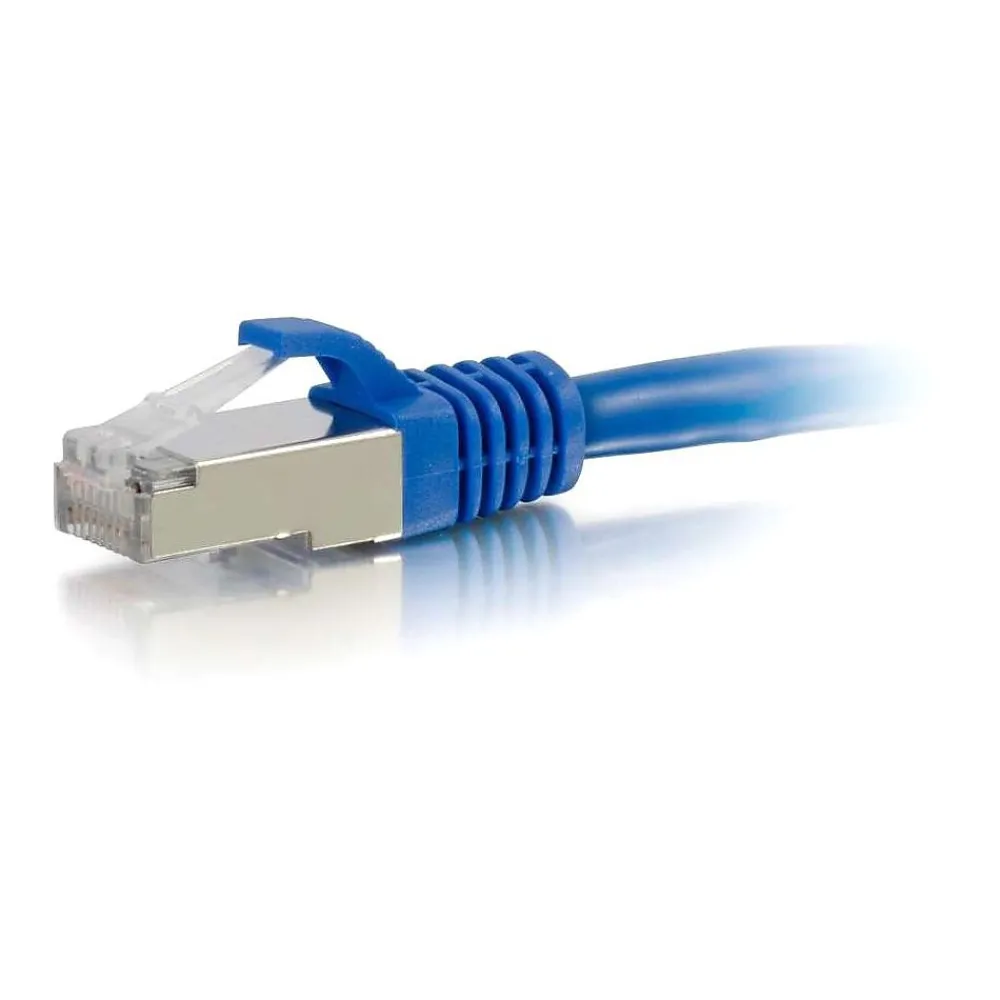 C2G Cables to Go C2G 793 3' RJ-45 Male/Male Cat6 Snagless Shielded Ethernet Network Patch Cable, Blue