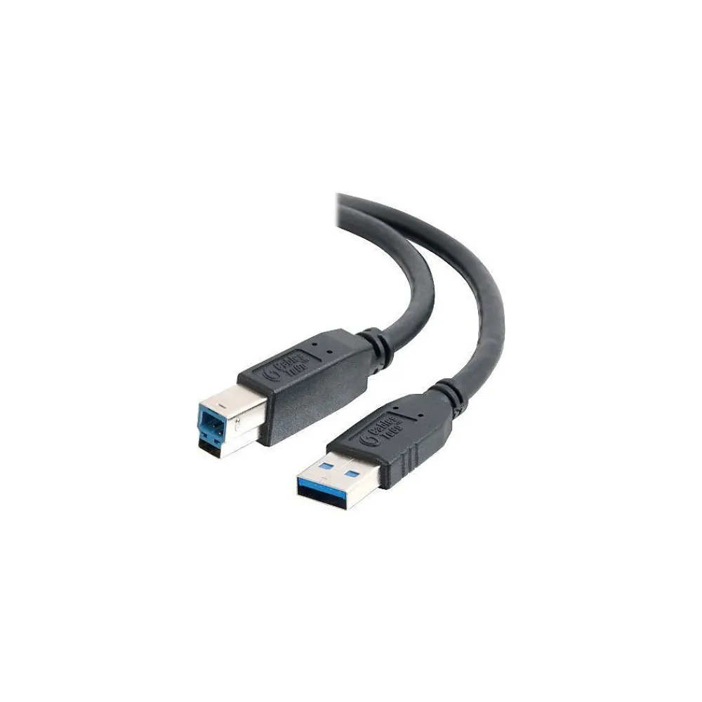 C2G Cables to Go C2G ® 3.3' Type-A USB/Type-B USB Male/Male Data Transfer Cable, Black (54173)