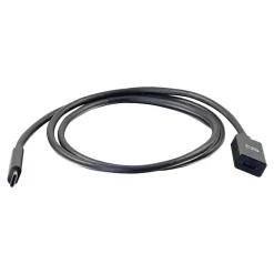 C2G Cables to Go C2G 3' USB C Cable, Black (28658)