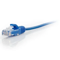 C2G Cables to Go 7' CAT-6 UTP Ethernet Patch Cable, 28 AWG, Blue (01080)