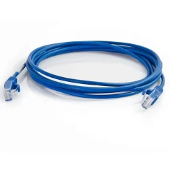 C2G Cables to Go 10' CAT-6 UTP Ethernet Patch Cable, 28 AWG, Blue (01083)