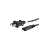 C2G Cables to Go C2G 2-Slot Non-Polarized, Power Cable, 6 Ft (27398)