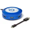 USB Charging Station for Multiple Brands, Blue (CRGRD-X7-004)<ChargeHub Clearance