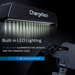 USB Charging Station for Most Smartphones, Black (CT-300061)<ChargeTech Best