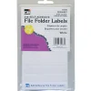 Labels|CLN Charles Leonard File Folder Labels, White, 6 packs of 248 (CHL45235)