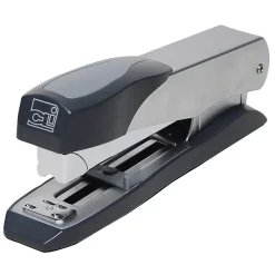 Staplers|Charles Leonard High Capacity Executive Stapler, 50 Sheet Capacity, Gray/Black, Pack of 2 (CHL82415-2)