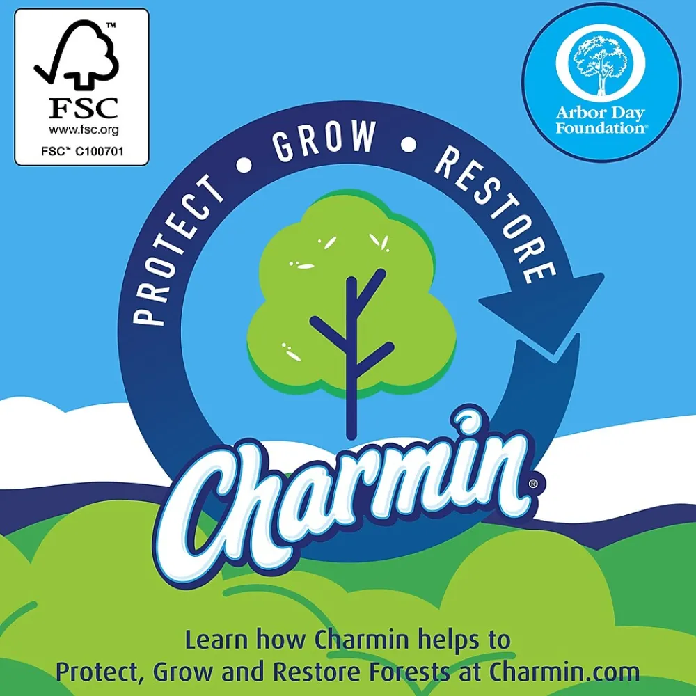 Essentials Soft Mega Toilet Paper, 2-Ply, White, 330 Sheets/Roll, 9 Rolls/Pack, 4 Packs/Carton (04536)<Charmin Sale