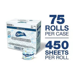 Individually Wrapped Toilet Paper, 2-Ply, 450 Sheets/Roll, 75 Rolls/Carton<Charmin Online
