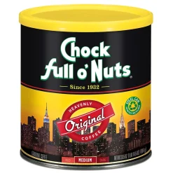 Chock full o'Nuts Original Blend Ground Coffee, Medium Roast, 30.5 oz. (MZB13000)