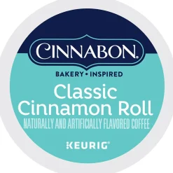 Cinnabon ® Classic Cinnamon Roll Coffee, Keurig® K-Cup® Pods, Light Roast, 48/Box (373156)