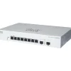 Cisco 220 8-Port Gigabit Ethernet Managed Switch, Silver (CBS2208FPE2GNA)