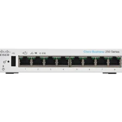 New Cisco 250 8-Port Gigabit Ethernet Managed Switch, Silver (CBS2508TDNA)