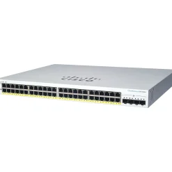 New Cisco 220 48-Port Gigabit Ethernet Managed Switch, Silver (CBS22048T4XNA)