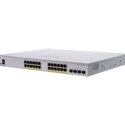 New Cisco 250 24-Port Gigabit Ethernet Managed Switch, Silver (CBS25024T4XNA)