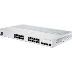 Hot Cisco 250 24-Port Gigabit Ethernet Managed Switch, Silver (CBS25024T4GNA)