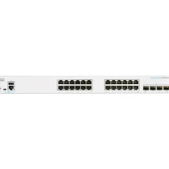 Hot Cisco 250 24-Port Gigabit Ethernet Managed Switch, Silver (CBS25024T4GNA)