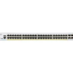 New Cisco Business 350 Series 52-Port Gigabit Ethernet Managed Switch, Silver (CBS350-48FP-4X-NA)