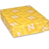 Card Stock*Classic Crest 110 lb. Cover Paper, 8.5" x 11", Solar White, 125 Sheets/Pack (04456)