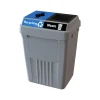 FlexE Plastic Trash & Recycling Bin Combo, 50 Gallon, Gray (FX50A-GY2-R-BE-W-BK)<CleanRiver Sale