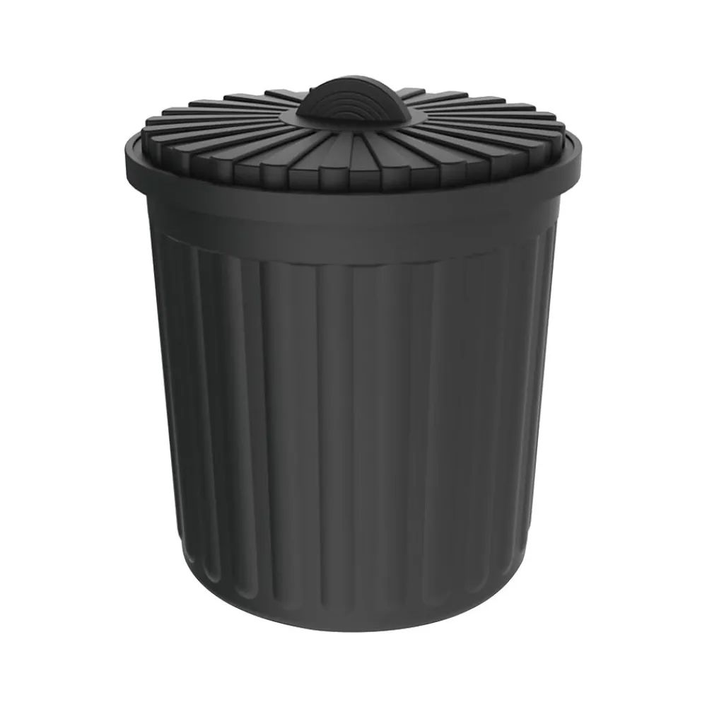 Mini Plastic Trash Can, 0.4 Gallon, Black (MB-BK)<CleanRiver Hot