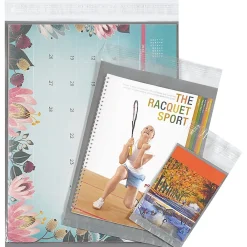 Discount Partners Brand Clear View Poly Mailers, Clear/White, 14-1/2