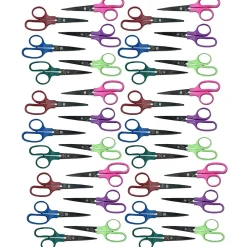 Scissors|Charles Leonard CLI 5" Stainless Steel Kid's Scissors, Pointed Tip, Assorted Colors, 36/Pack (CHL77505-36)