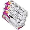 Markers|CLI Dry Erase Markers, Bullet Tip, Black, 12/Pack, 3 Packs (CHL47320-3)