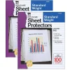Sheet Protectors|CLI Non-Glare Standard Sheet Protector, 8.5" x 11", Clear, 100/Box, 2 Boxes (CHL48281-2)