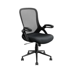 Ergonomic Chairs*Click365 Ergonomic Fabric/Mesh Swivel Task Chair, (CCHR10003A) Black