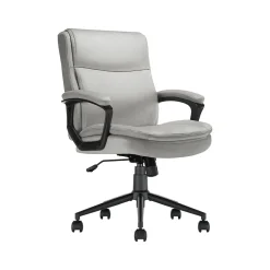 Office Chairs*Click365 Transform 2.0 Ergonomic Fabric Swivel Desk Chair, (CCHR10007D) Gray