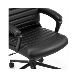 Ergonomic Chairs*Click365 Transform 3.0 Ergonomic Bonded Leather Swivel Desk Chair, (CCHR10008B) Black