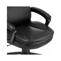 Ergonomic Chairs*Click365 Transform 2.0 Ergonomic Bonded Leather Swivel Desk Chair, (CCHR10007B) Black