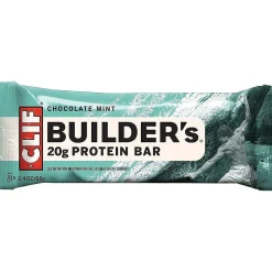 Clif Bar Builder's Chocolate Mint Protein Bar, 2.4 oz., 12 Bars/Box (CCC160044)