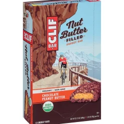 Clif Bar Clif Chocolate Peanut Butter Energy Bar, 12 Bars/Box (CCC56801)