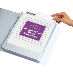 Sheet Protectors|C-Line Heavyweight Polypropylene/PP Sheet Protectors, Heavyweight, Clear, 100/Box (62033)