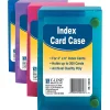 Index Cards*C-Line Index Card Case, 4" x 6", Assorted Colors (CLI58046)