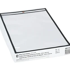 Sheet Protectors|C-Line Job Ticket Holders, 11" x 17", Clear, 25/Box (46117)