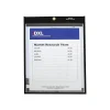 Sheet Protectors|C-Line Magnetic Stitched Job Ticket Holder, 9" x 12", Black/Clear, 25/Pack (CLI85912)