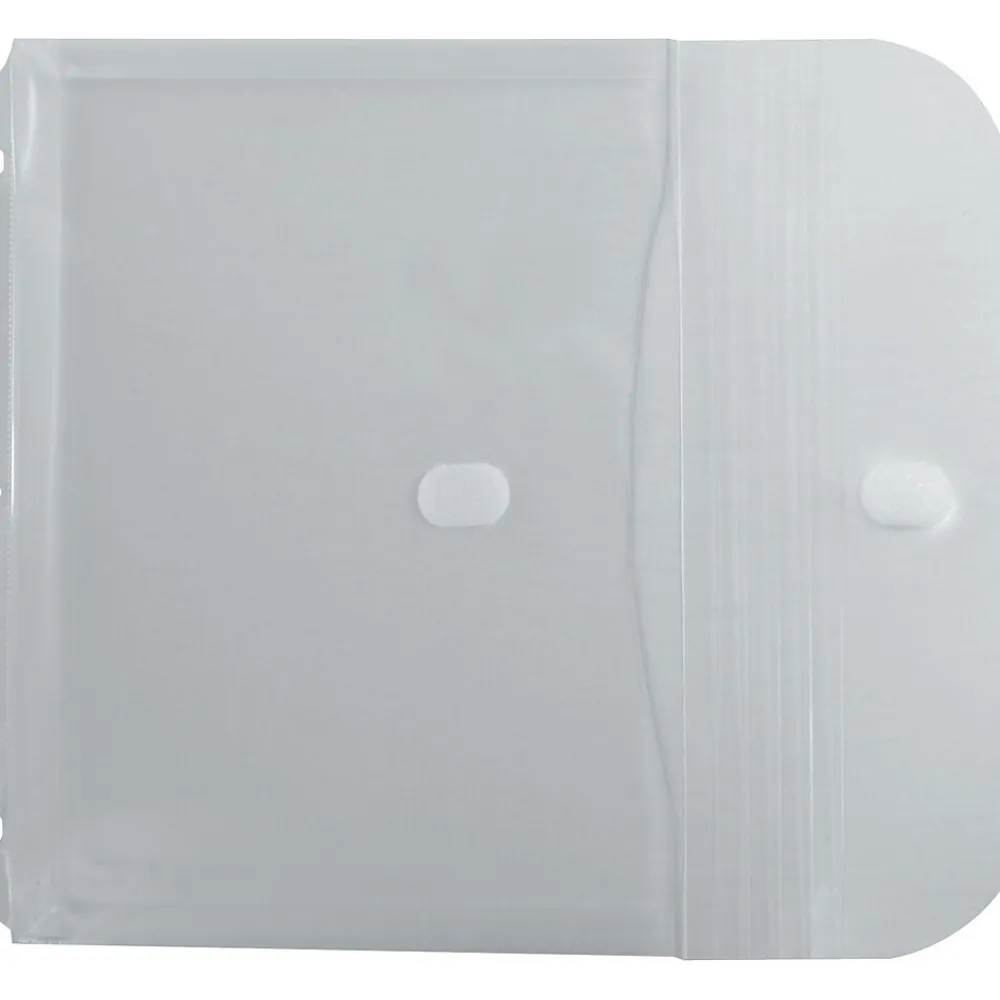Dividers|C-Line Poly Binder Pockets, 3-Hole Punched, Clear, 5/Pack (CLI57537)