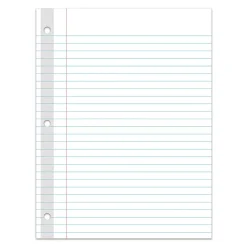 Filler Paper|C-Line Reinforced Wide Ruled Filler Paper, 8
