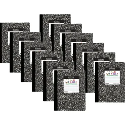 Composition Notebooks|C-Line 1-Subject Composition Notebooks, 100 Sheets, Multicolor, 12/Bundle (CLI22020-12)
