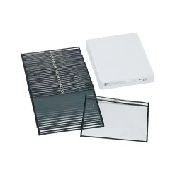 Sheet Protectors|C-Line Vinyl Job Ticket Holders, 8-1/2" x 11", Clear, 25/Pack (49911)