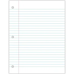 Filler Paper|C-Line Wide Ruled Filler Paper, 8